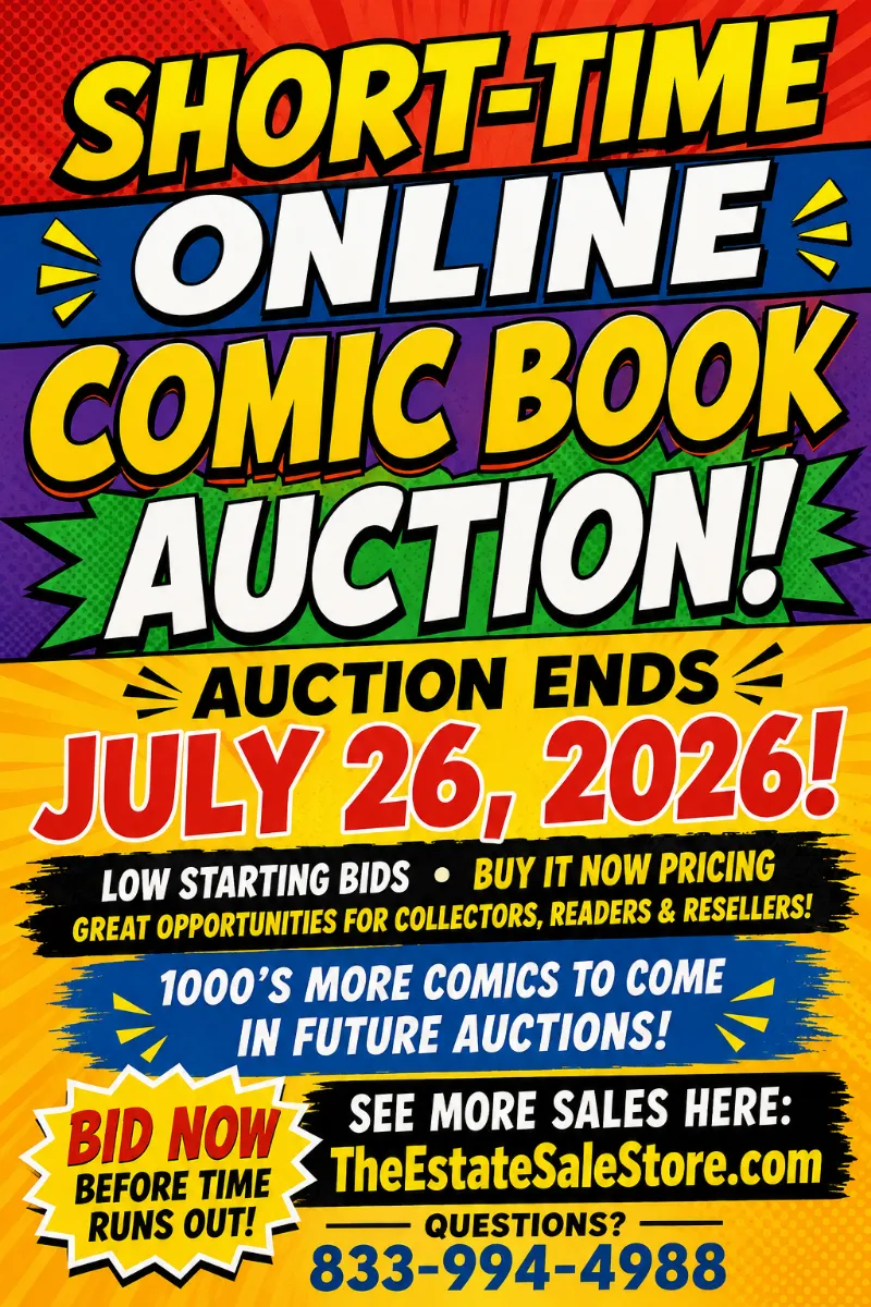 COMIC BOOK AUCTION - 4 DAYS ONLY photo 1
