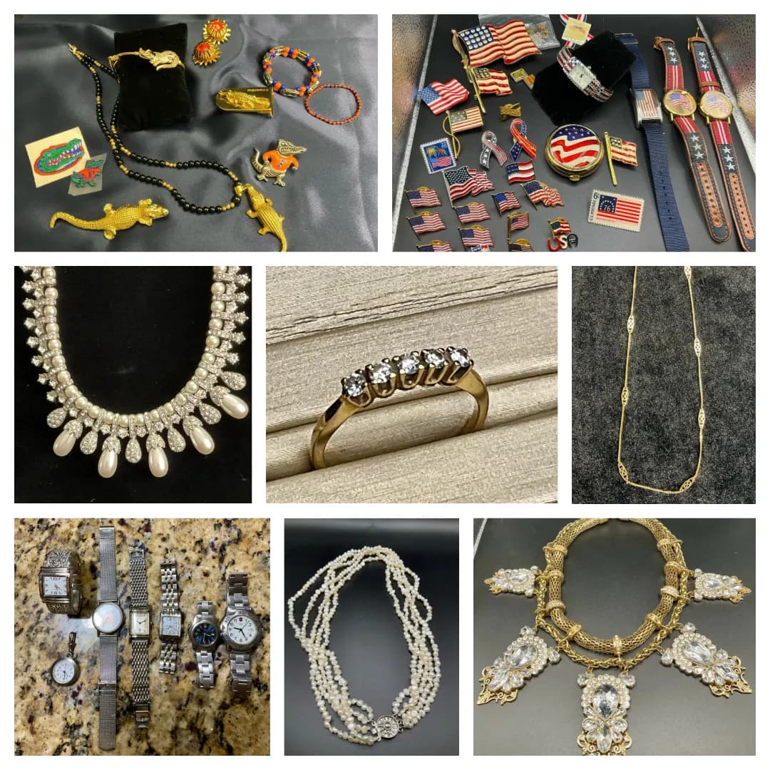 Jewelry Estate Auction (33611) - ends 8/6, pickup 8/8 photo 1
