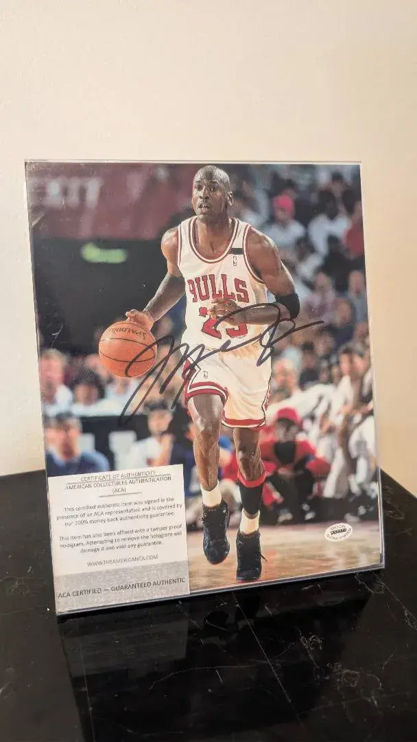 SPORTS LEGENDS: Michael Jordan, Muhammad Ali, Tiger Woods& Hall of Fame Autograph Sports Memorabilia photo 1