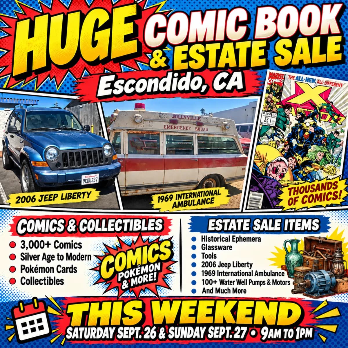 COMIC BOOKS, POKEMON, COLLECTIBLES, AND MUCH MORE! photo 1