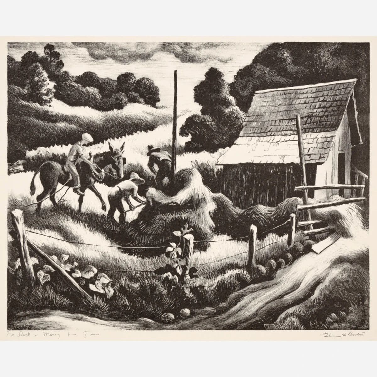 Lithographs of Thomas Hart Benton: The Clarence R. Decker Collection photo 4