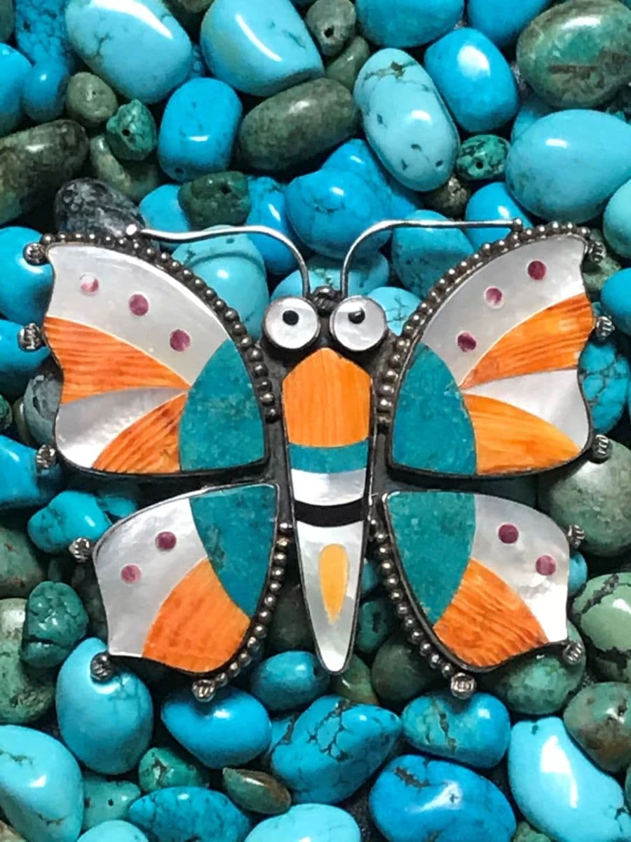 BUTTERFLIES, STERLING, VINTAGE COSTUME and NATIVE AMERICAN JEWELRY photo 3