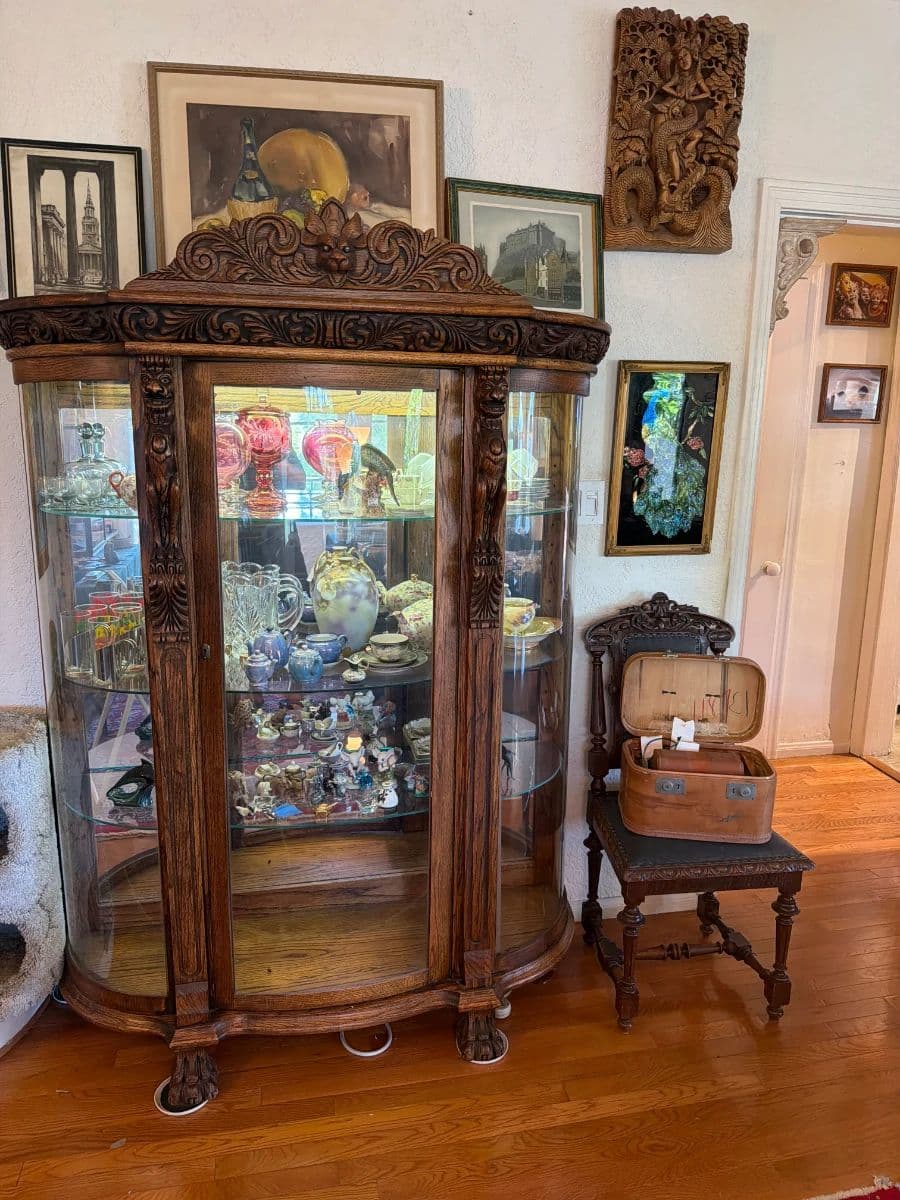 HOLLYWOOD HILLS 1 DAY TOMORROW-MONDAY! VICTORIAN DINING & CURIO CABINET $600.00 & $700.00 ONLY! photo 5