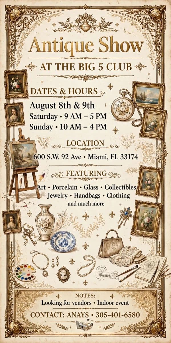 Antique & Collectibles Show at The Big 5! photo 3