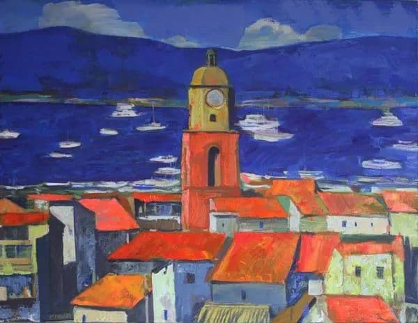 South City- Oil on Canvas photo 1