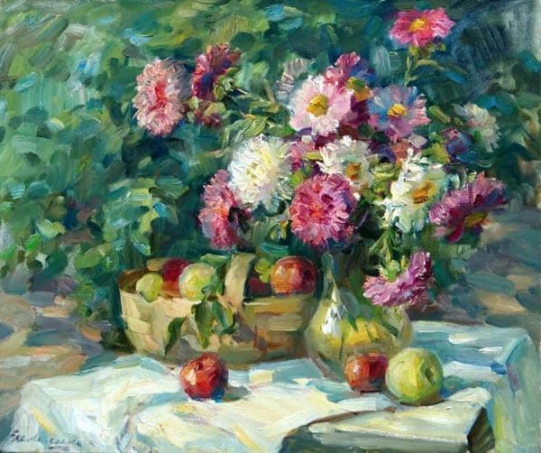 Autumn Mood-Oil on Canvas photo 1