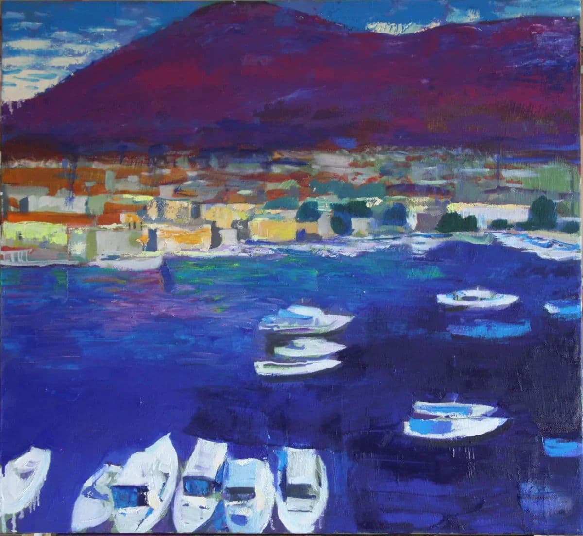 Italian Landscape-Oil on Canvas, photo 1