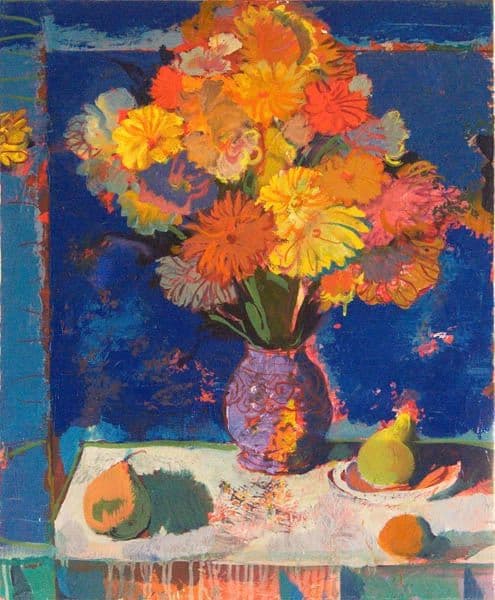 Bouquet And A Mirror-Oil on Canvas, photo 1