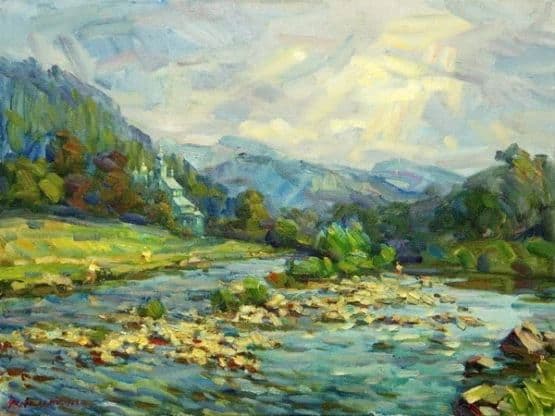 On Latoritsa-Oil on Canvas, photo 1