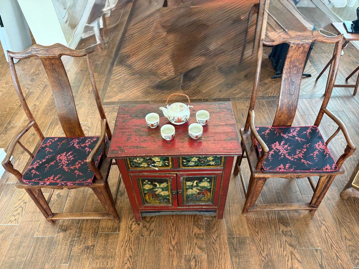 Eclectic Curated Home Asian, Art, Opium bed, African Mask and more photo 6