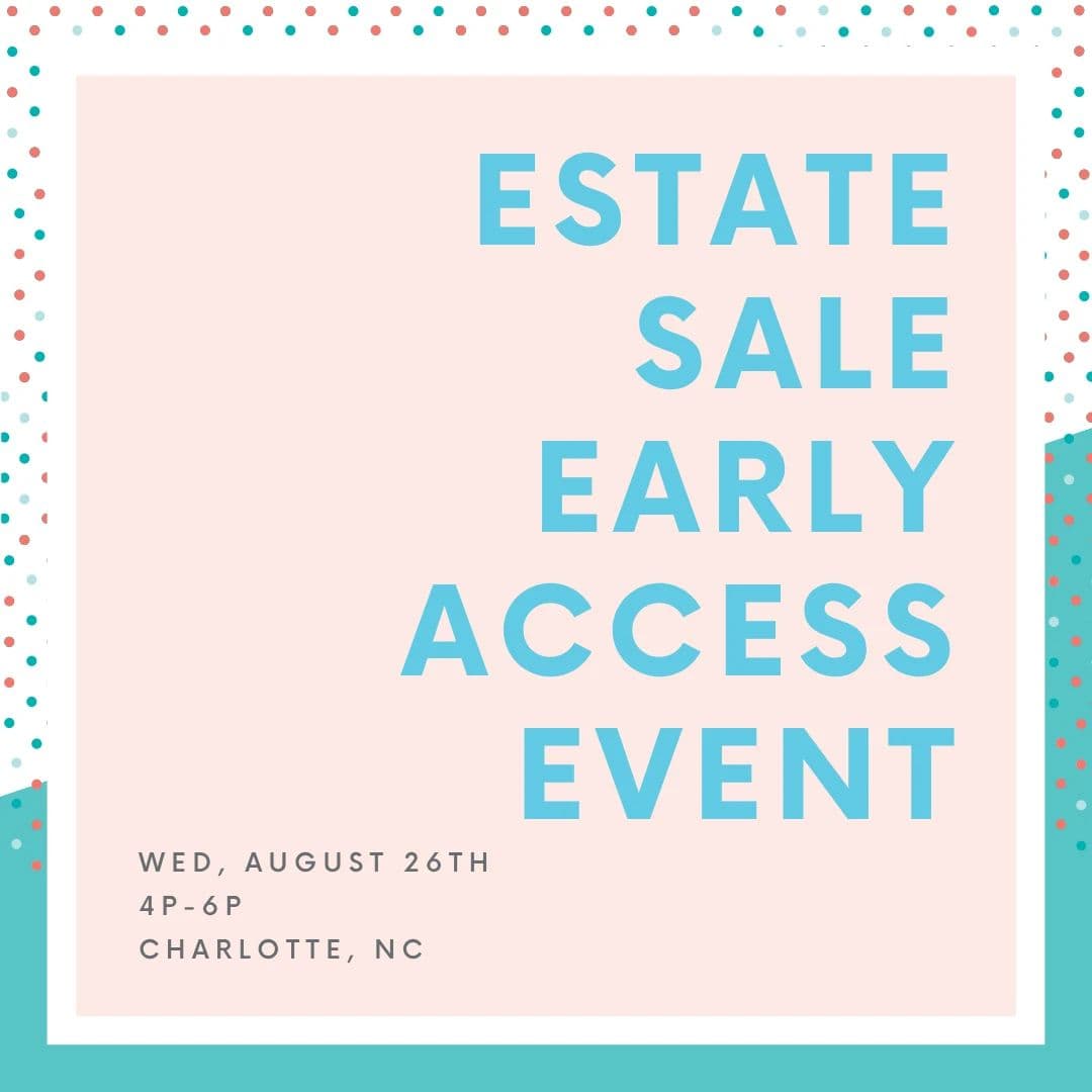 PURE & SIMPLE ESTATE SALE - Charlotte, NC - UNDERSTATED CLASSIC CHIC FURNITURE, HOME DECOR, & MORE! photo 2