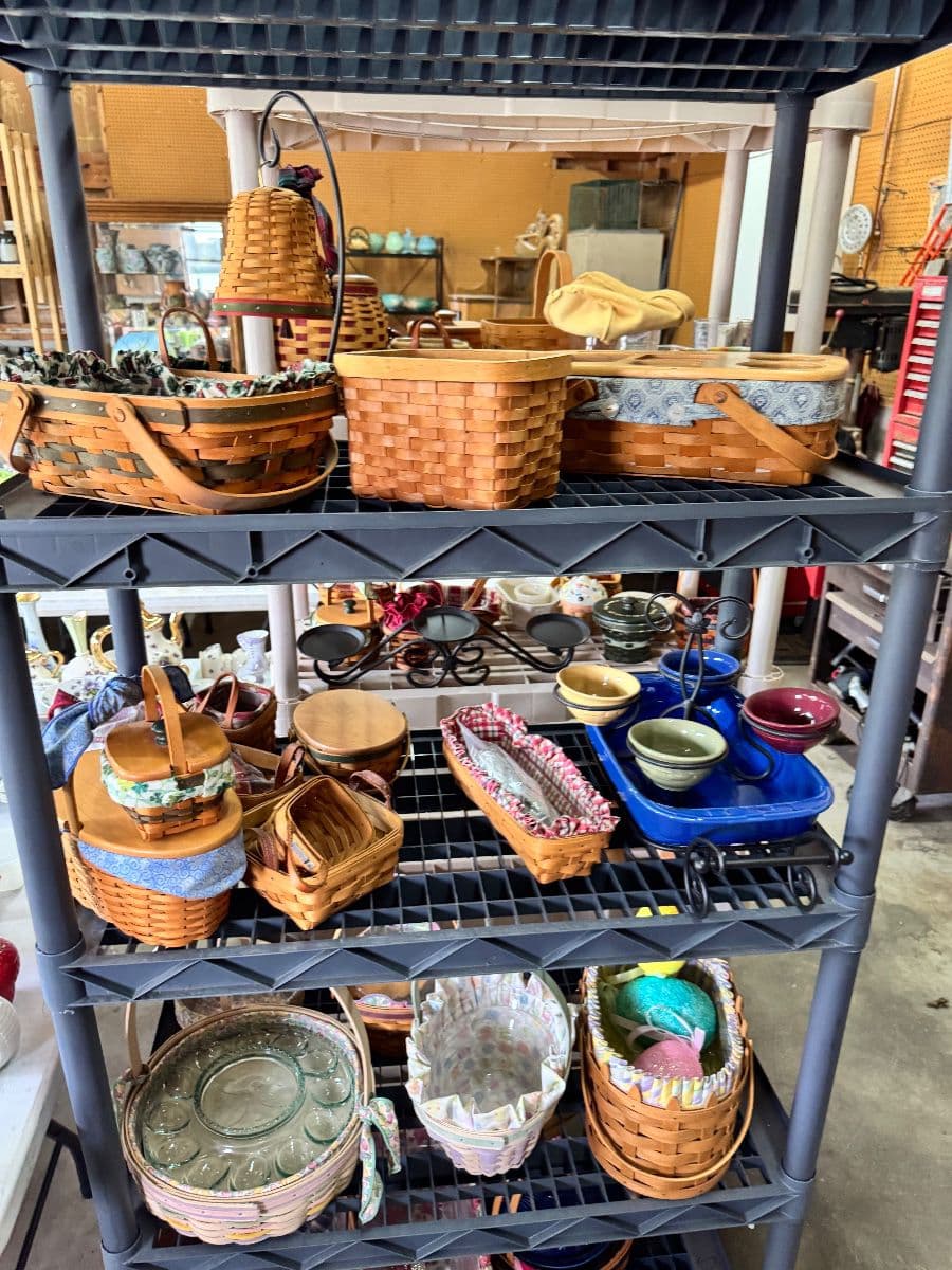 Huge Antique Pottery, Depression Glass, Christmas, Decor, Candles, Crocksmuch more Sale photo 6