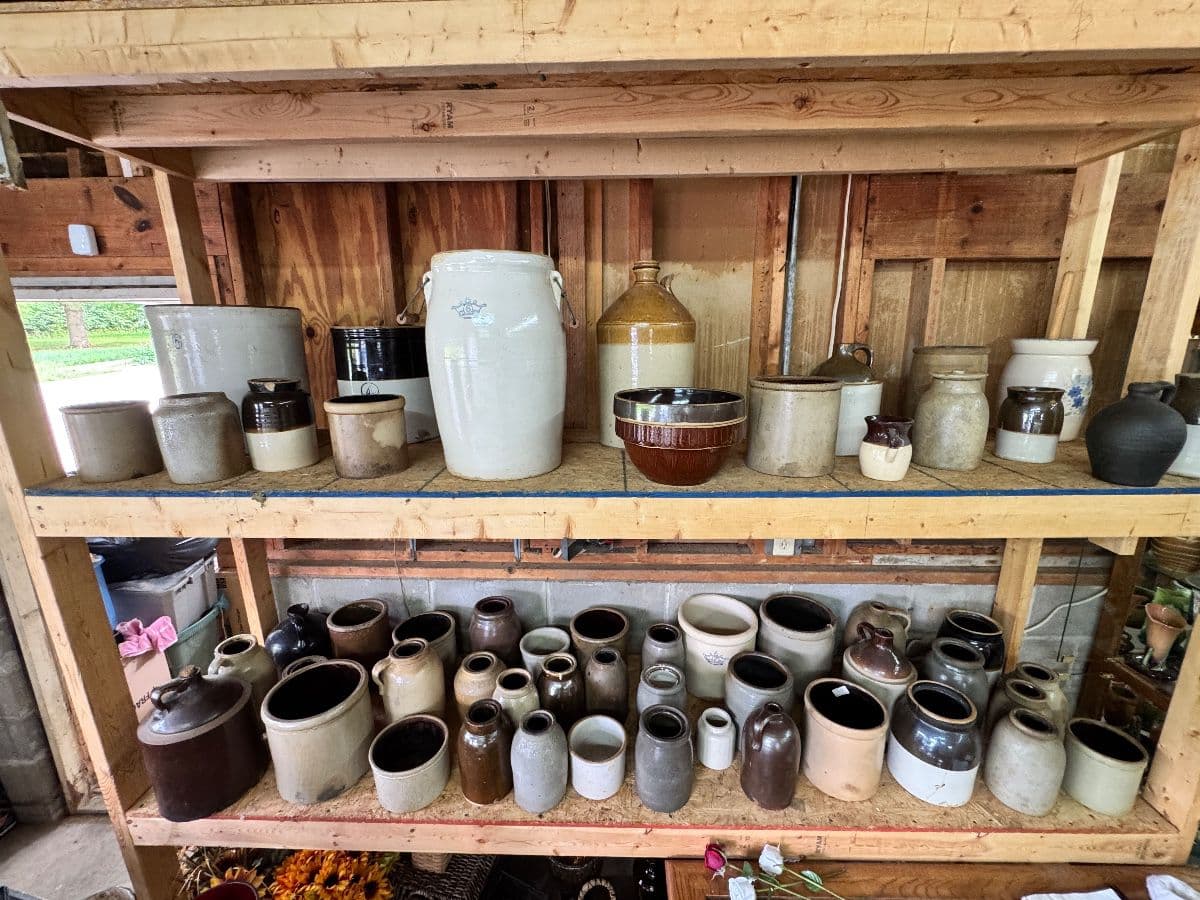 Huge Antique Pottery, Depression Glass, Christmas, Decor, Candles, Crocksmuch more Sale photo 2