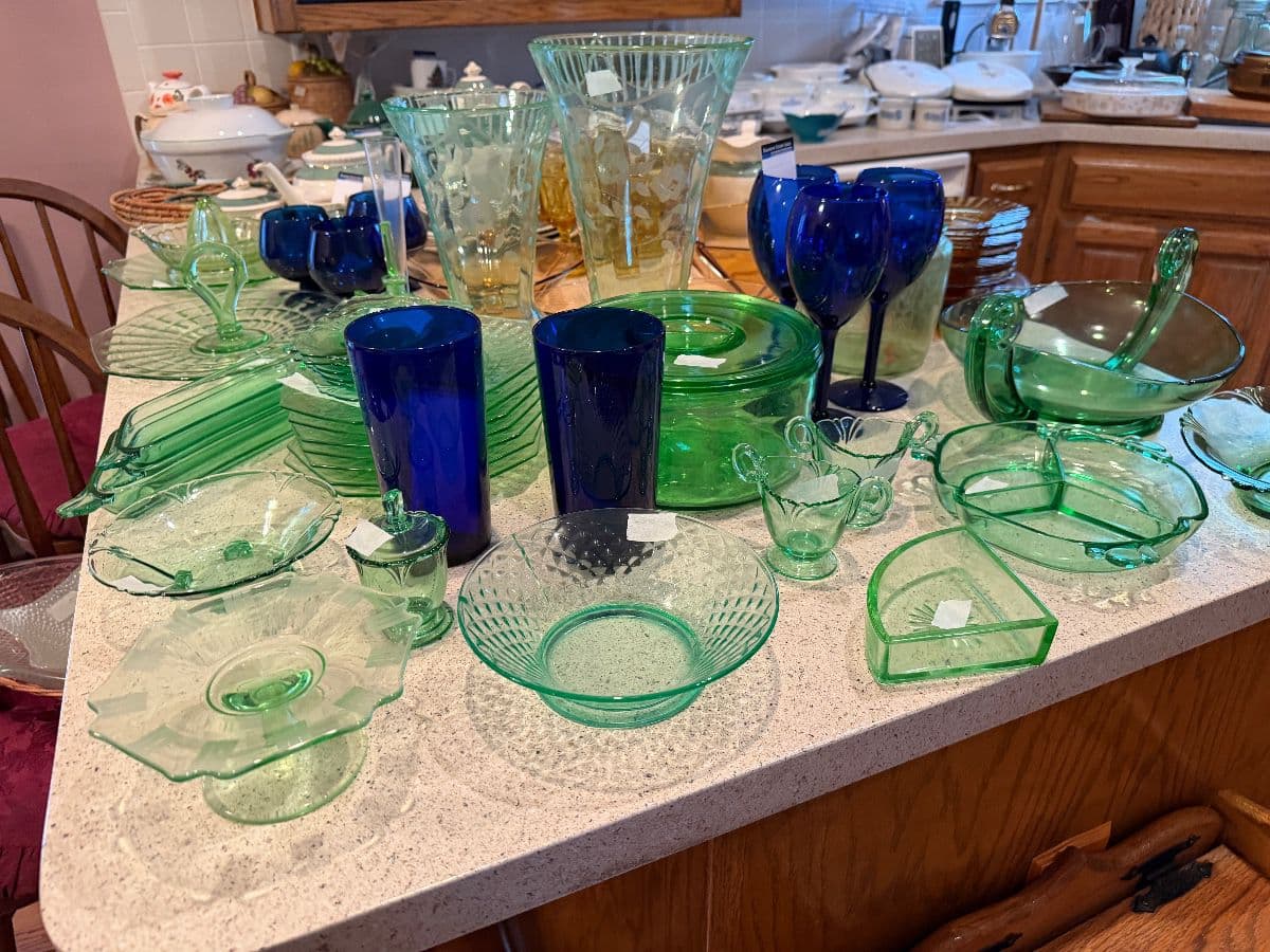 Spectacular South KCMO Estate Sale with Uranium Glass, Drexel MCM Furniture by Bluestem photo 6