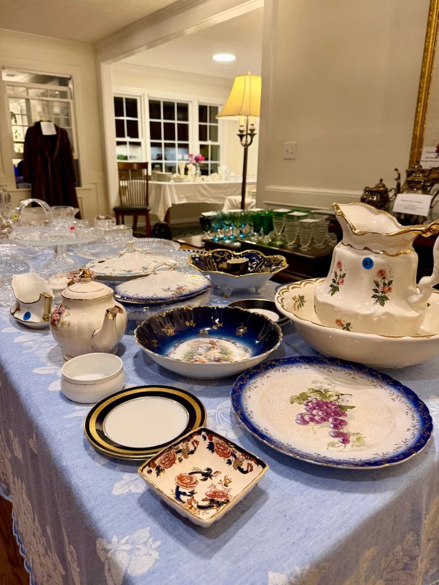 40-Yr Briarcliff area Estate (25% off) : Mink, Waterford, Belleek, Vintage Furniture, Framed Art photo 3