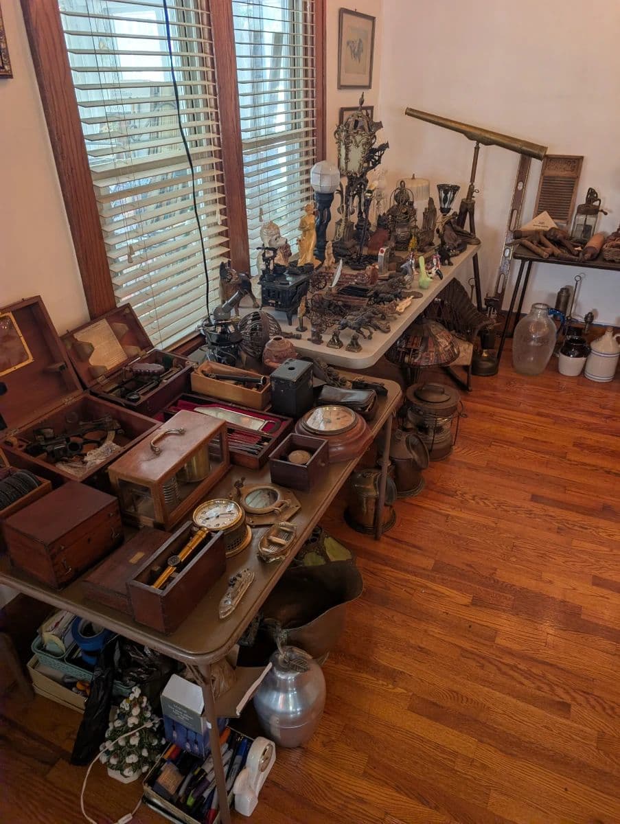 ROYAL OAK ESTATE SALE -Vintage Ship Lanterns, Compasses & Antiques photo 3