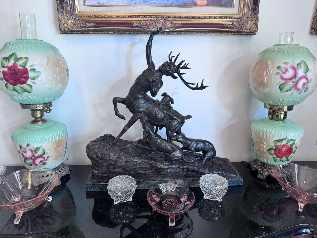 LARGE ESTATE WITH BRONZES ART COLLECTIBLES & MORE photo 1