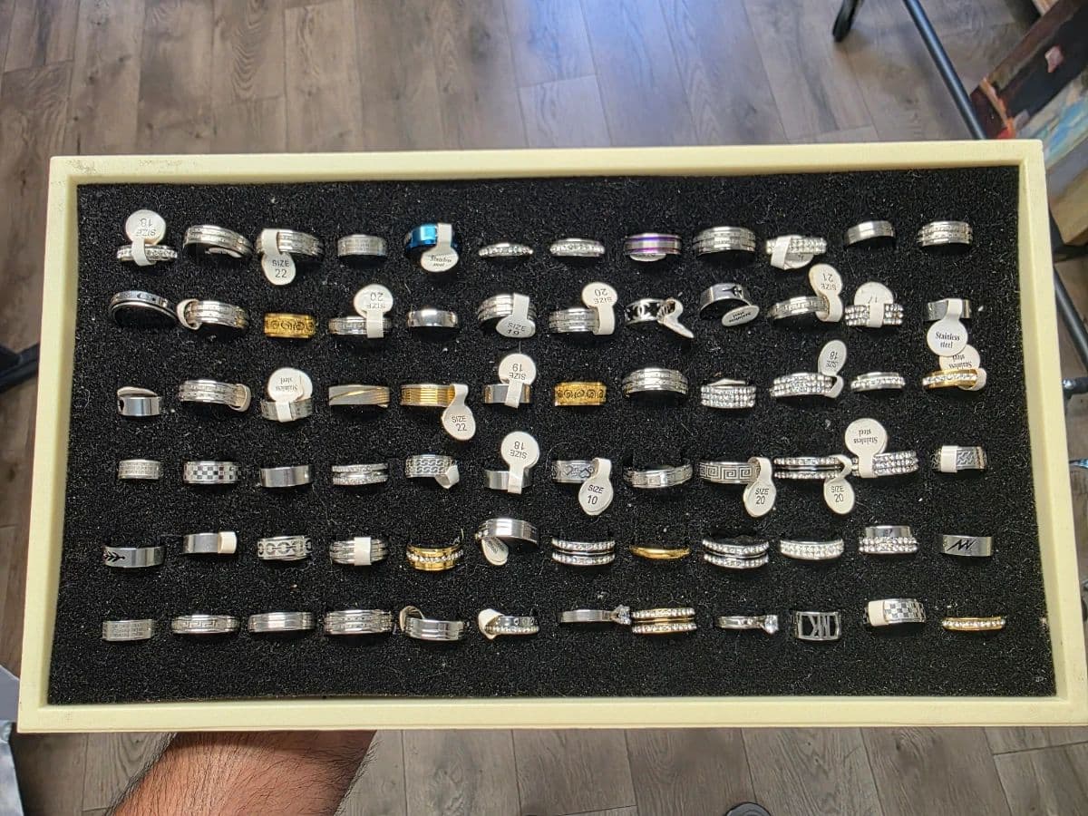 JUST DROPPED: Stainless Steel Rings 3/$30 Unisex | Costume & Vintage Rings | 100s to Dig Through | photo 2