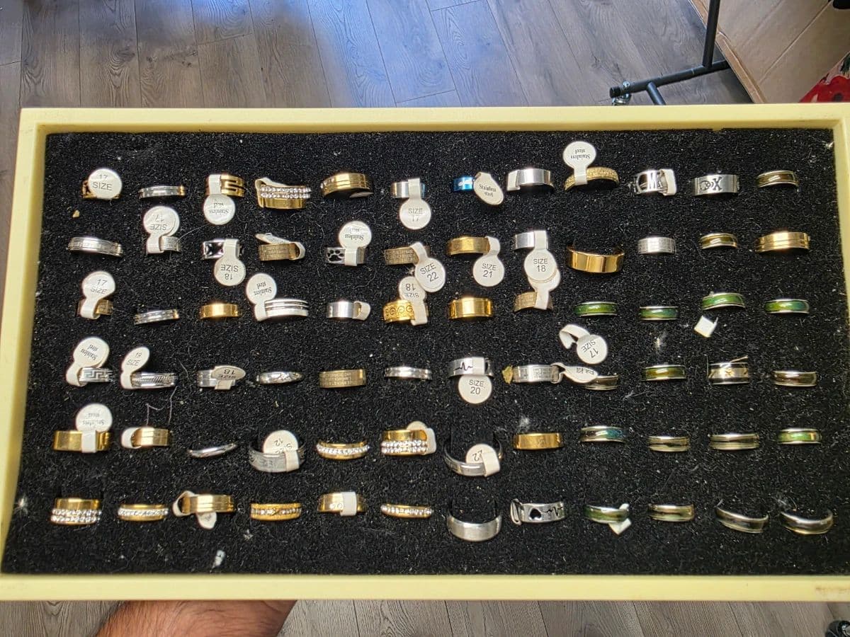 JUST DROPPED: Stainless Steel Rings 3/$30 Unisex | Costume & Vintage Rings | 100s to Dig Through | photo 6