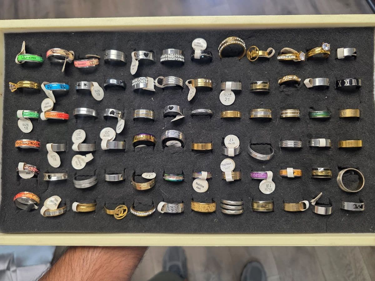 JUST DROPPED: Stainless Steel Rings 3/$30 Unisex | Costume & Vintage Rings | 100s to Dig Through | photo 5