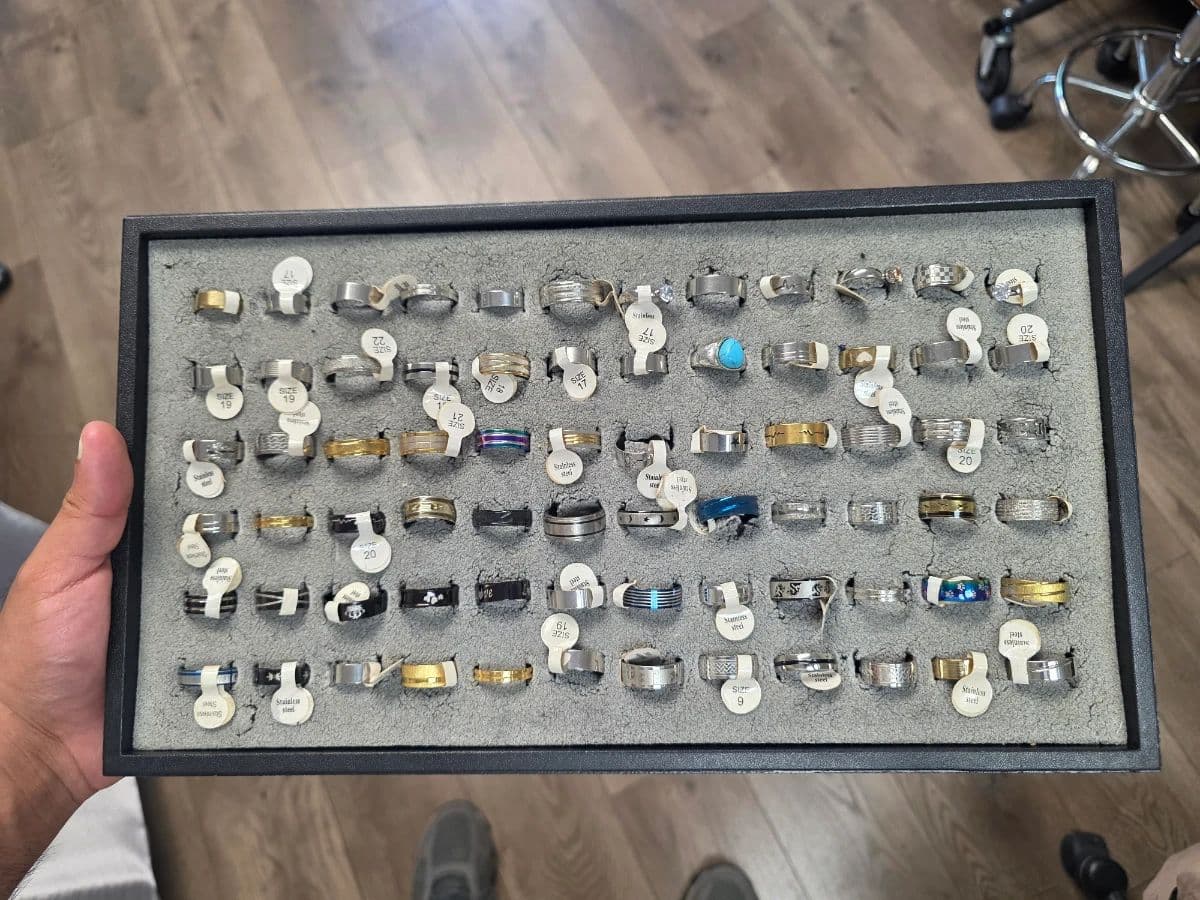 JUST DROPPED: Stainless Steel Rings 3/$30 Unisex | Costume & Vintage Rings | 100s to Dig Through | photo 1