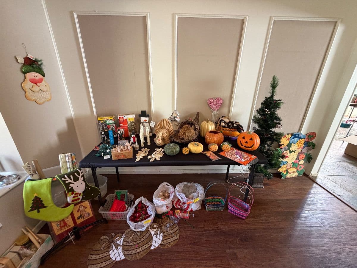 HUGE Moving Sale – Clothing, Shoes, Vintage, Barware, Décor, Holiday, Furniture & More! photo 1
