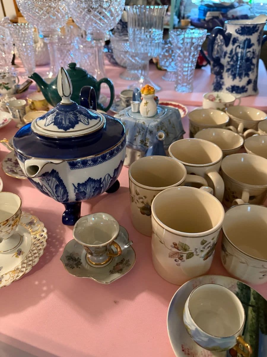 Fenton, Disney, Goebels, Coins, Jewelry, and more! Packed house of antiques and nice new things too! photo 9