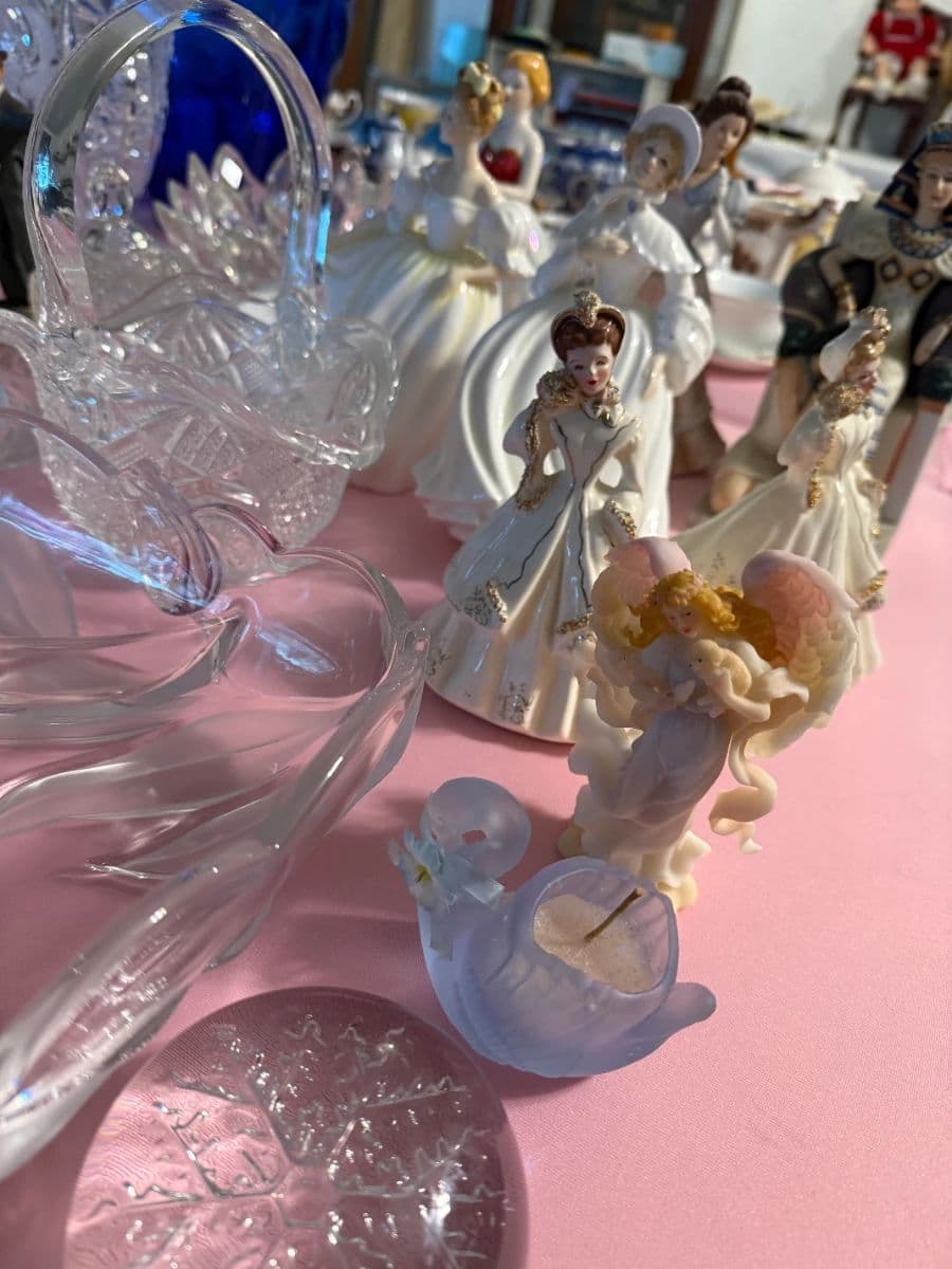 Fenton, Disney, Goebels, Coins, Jewelry, and more! Packed house of antiques and nice new things too! photo 6