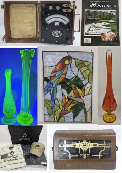 Art Glass, Militaria, Sports Memorabilia, & More Online Only photo 1
