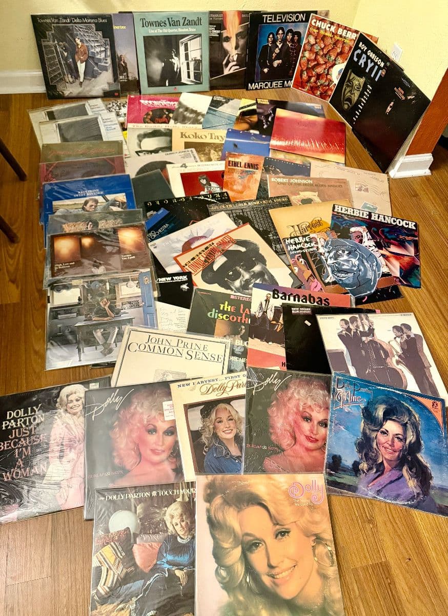 Hundreds Of Vinyl Records + Vintage! photo 1
