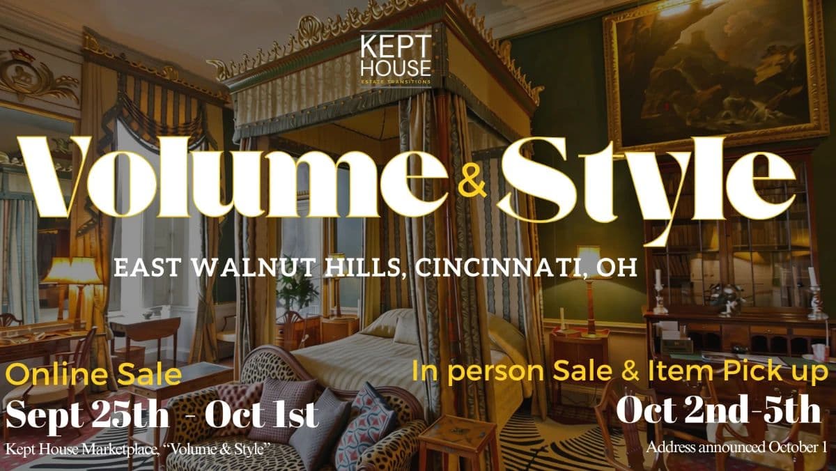 Kept House: Volume & Style Downsizing Sale photo 1