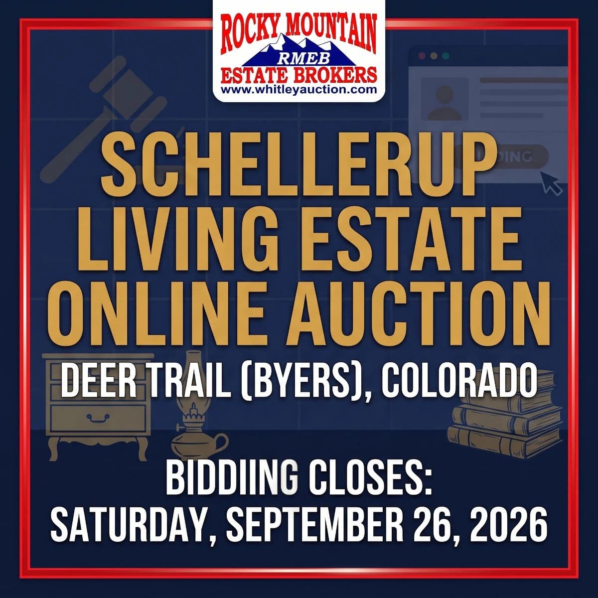 Schellerup Living Estate & More Deer Trail (Byers), Colorado ONLINE AUCTION photo 1