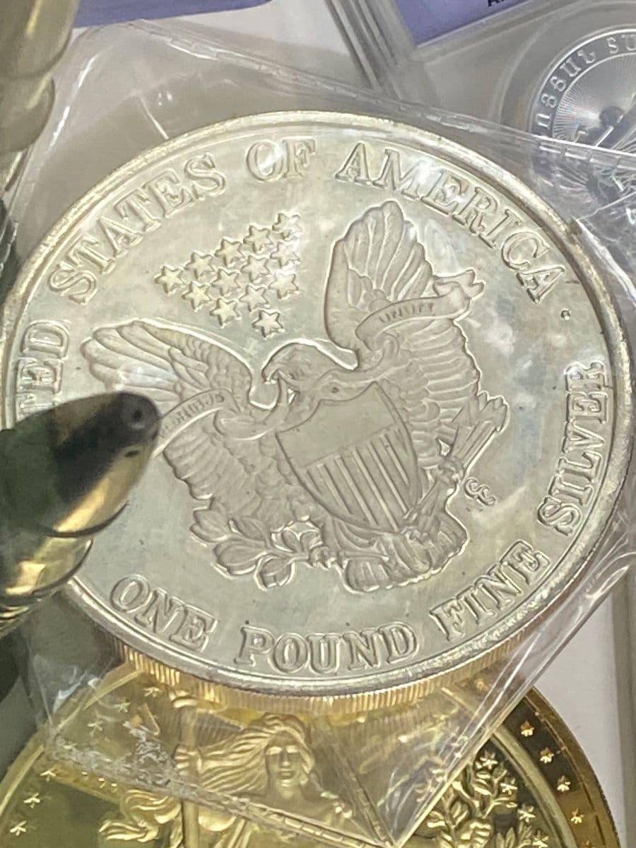 19c Sterling silver coin + Sterling silver bar + raw sterling bar + scrap silver .850+ .925 + .999 photo 9