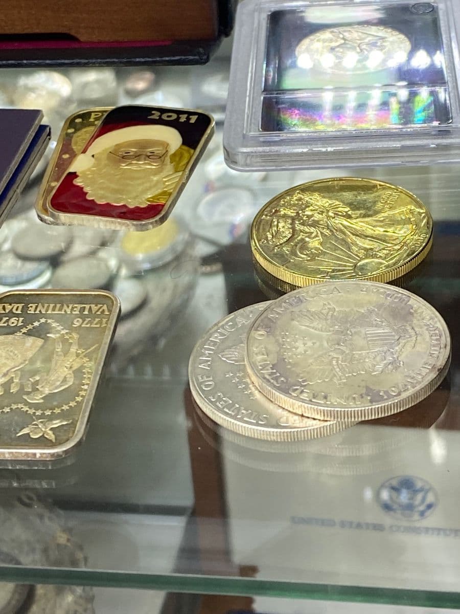 19c Sterling silver coin + Sterling silver bar + raw sterling bar + scrap silver .850+ .925 + .999 photo 12