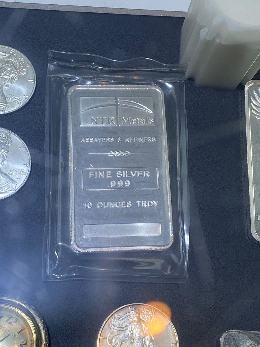 19c Sterling silver coin + Sterling silver bar + raw sterling bar + scrap silver .850+ .925 + .999 photo 4