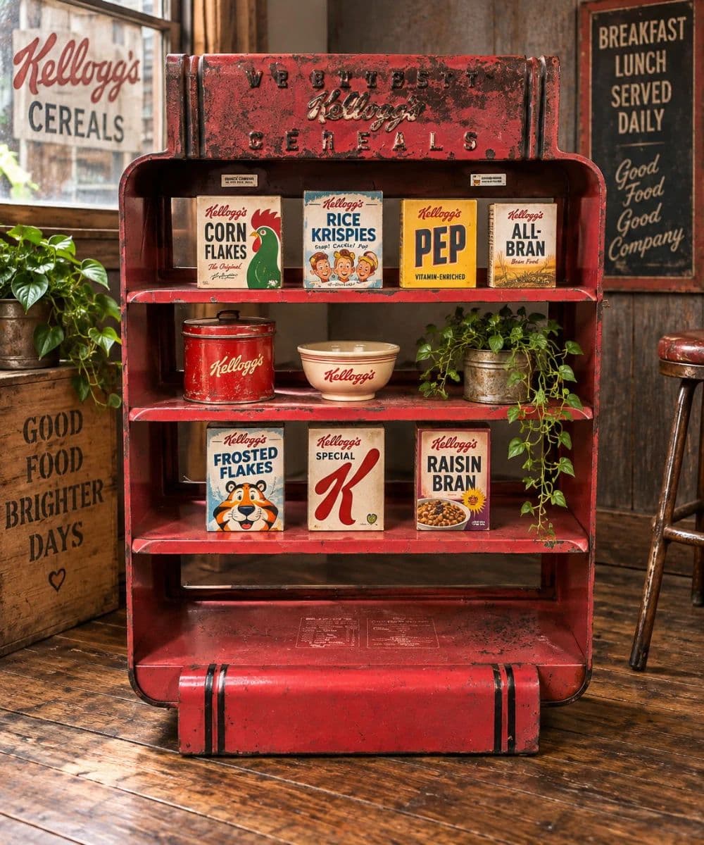 Potterville/Lansing: 1930s Kellogg's Display, Mintons Majolica, Tiffany Sterling, Versace Suit photo 2