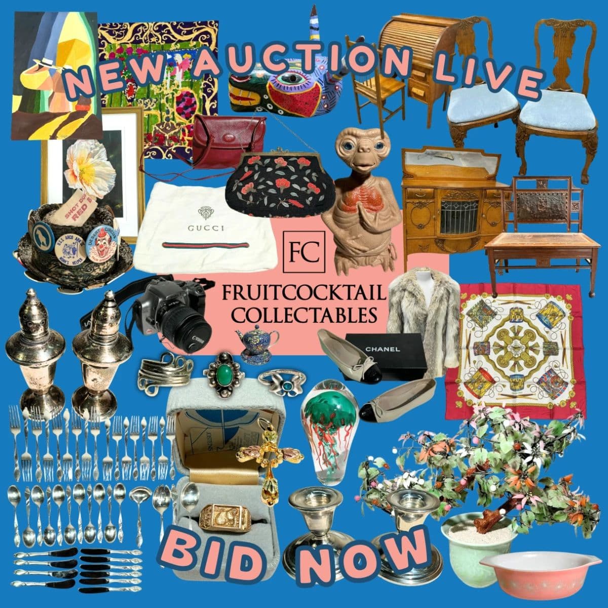 SODO Auction: Sterling Silver, Pottery, China, 14K Jewelry, Antique Furniture, Holiday + More photo 1