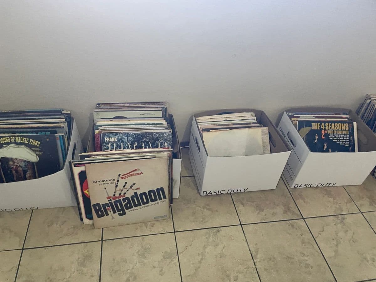 Collection of furniture, records, art, notions and more photo 6