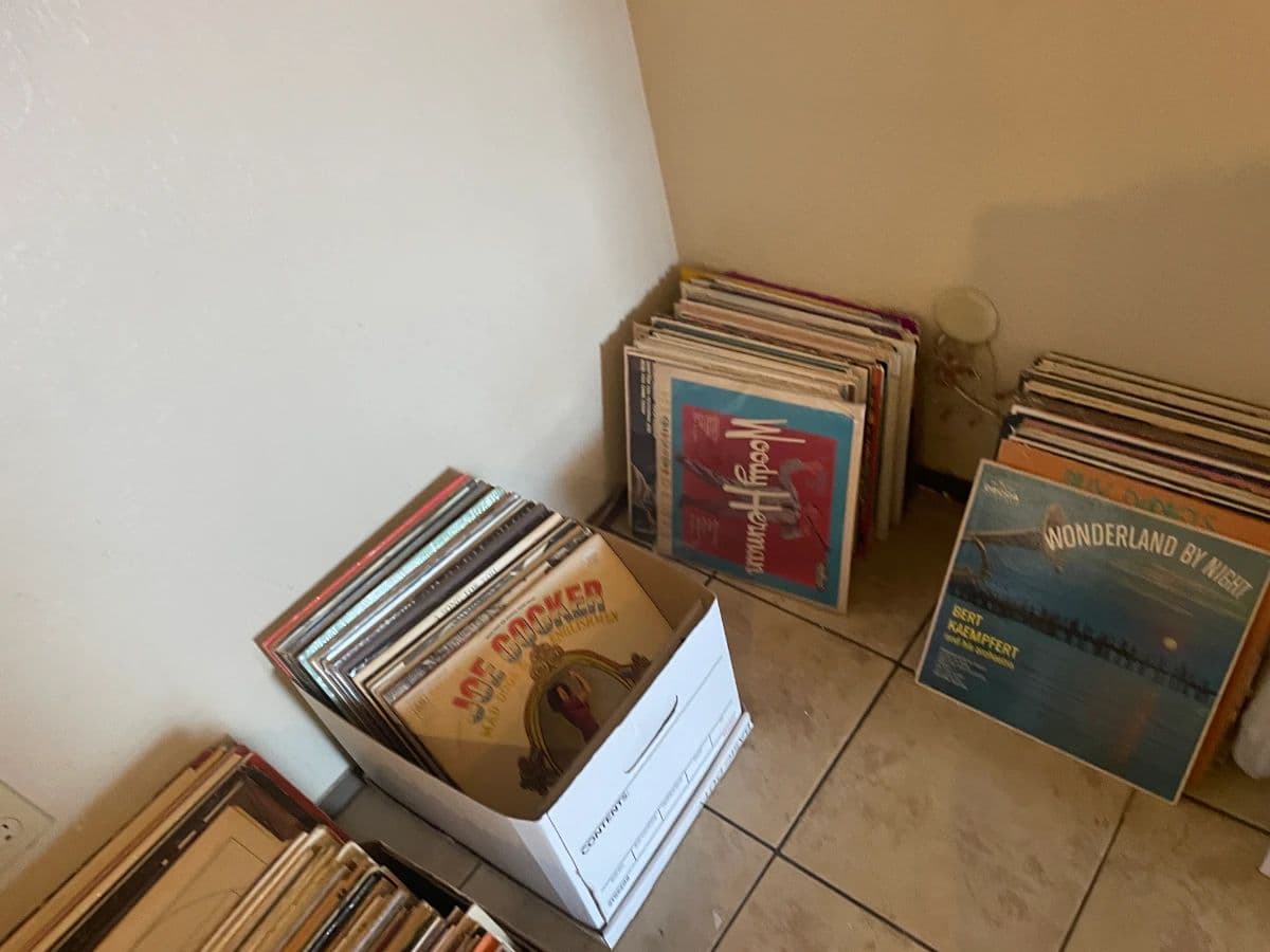 Collection of furniture, records, art, notions and more photo 10