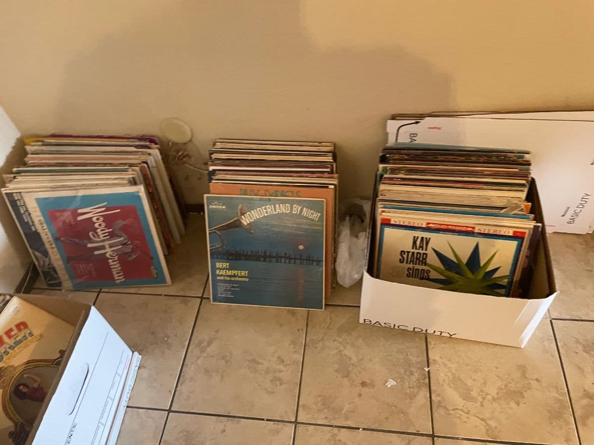Collection of furniture, records, art, notions and more photo 11