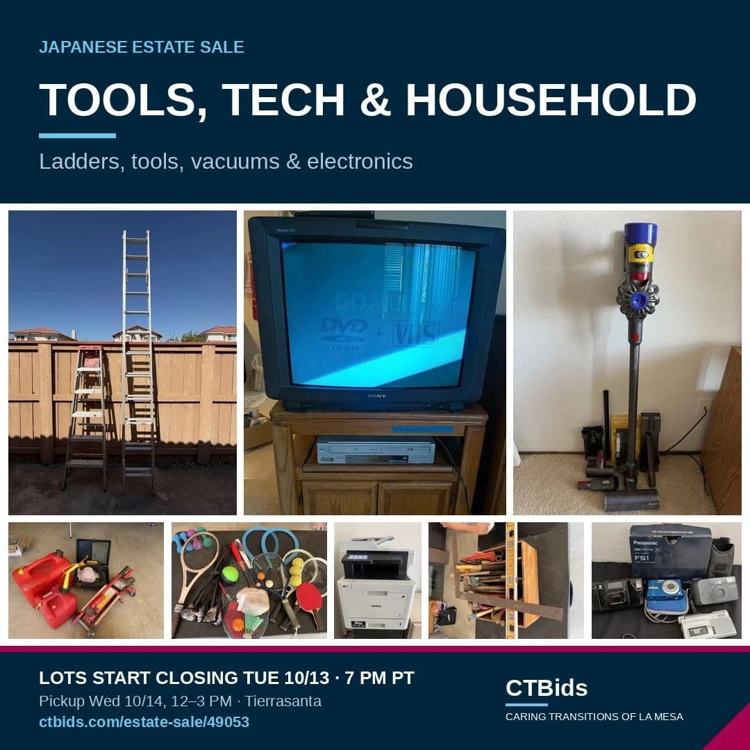 Japanese Estate Sale: Art, Dolls, Lacquerware, Tools and More - Bidding ends 10/13 photo 8