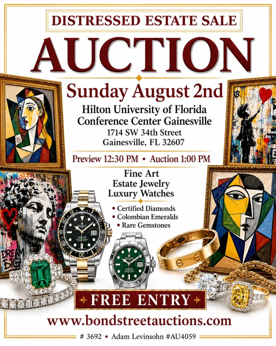 Distressed Estate Auction | Sunday, August 2nd , Hilton Gainsville FL photo 1