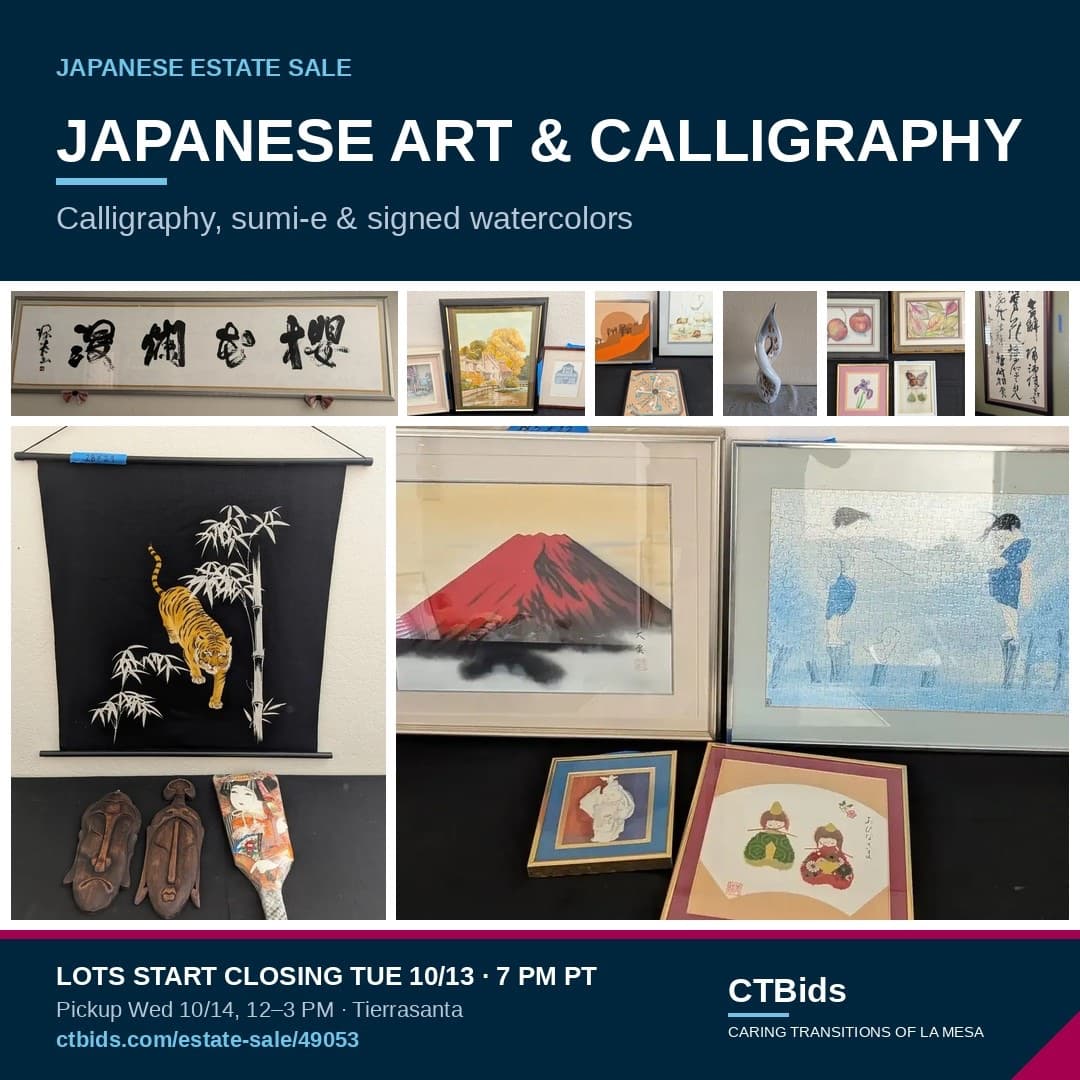 Japanese Estate Sale: Art, Dolls, Lacquerware, Tools and More photo 1