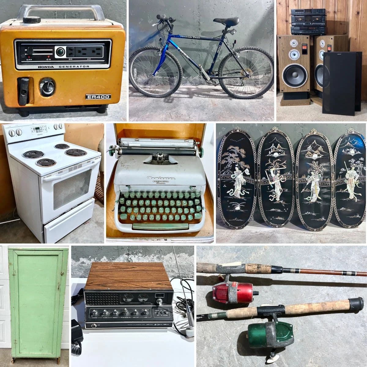 Vintage Decor, Tools, Furniture, Sports Collectibles & Household Auction photo 1
