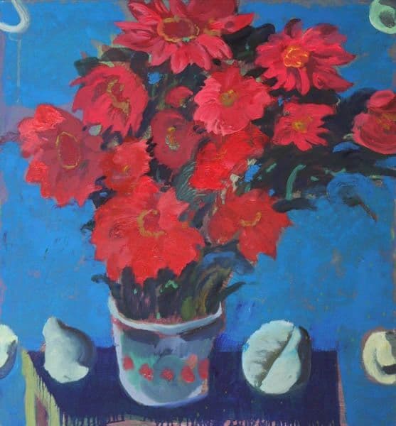 Still Life with Flowers- Oil on Canvas photo 1
