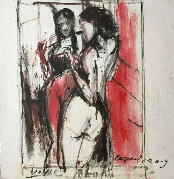 Silhouettes-Oil on Canvas photo 2