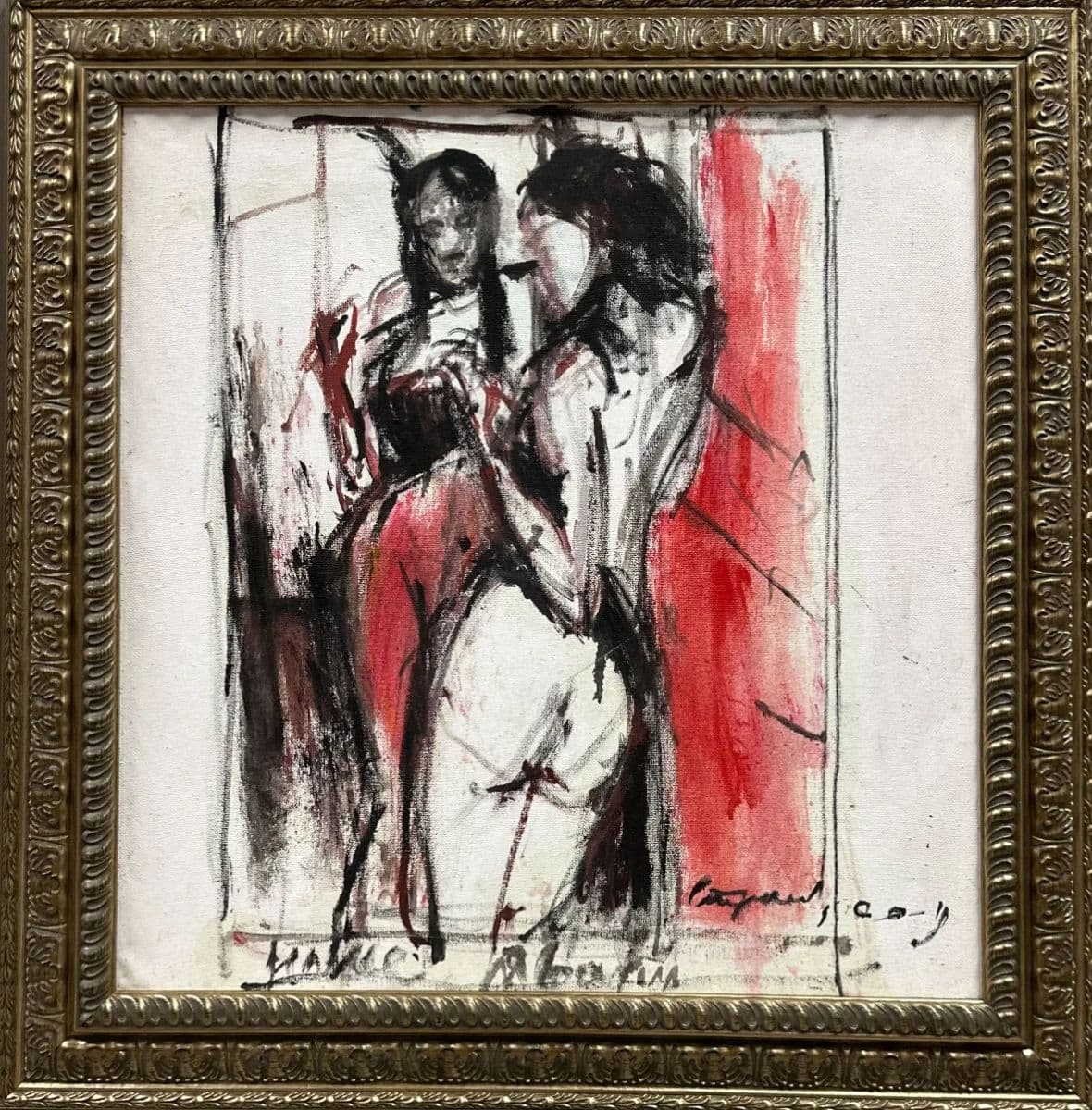 Silhouettes-Oil on Canvas photo 1