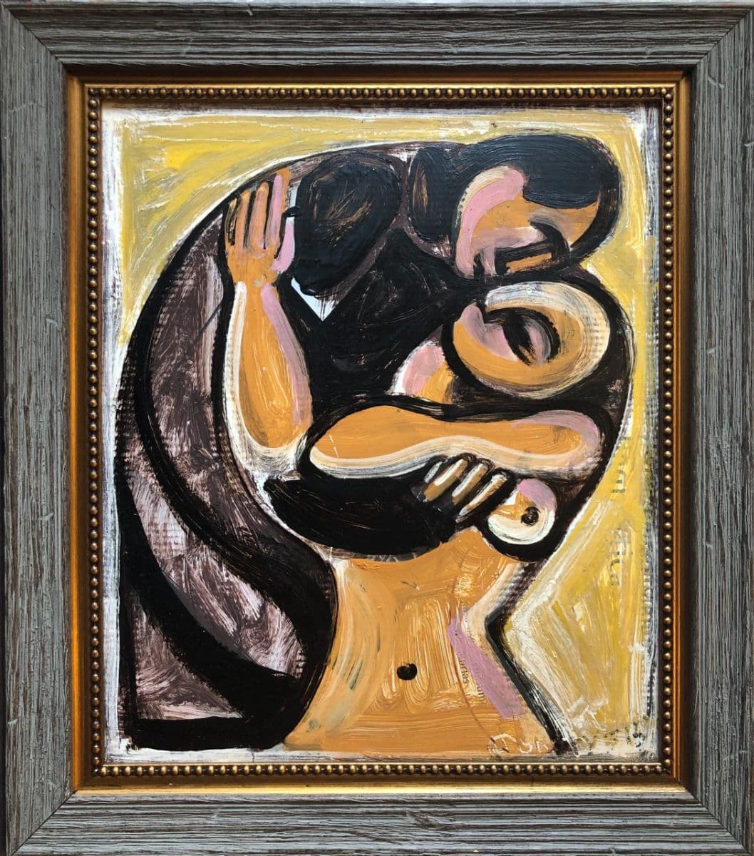 The Kiss – (2)-Oil on Canvas photo 1