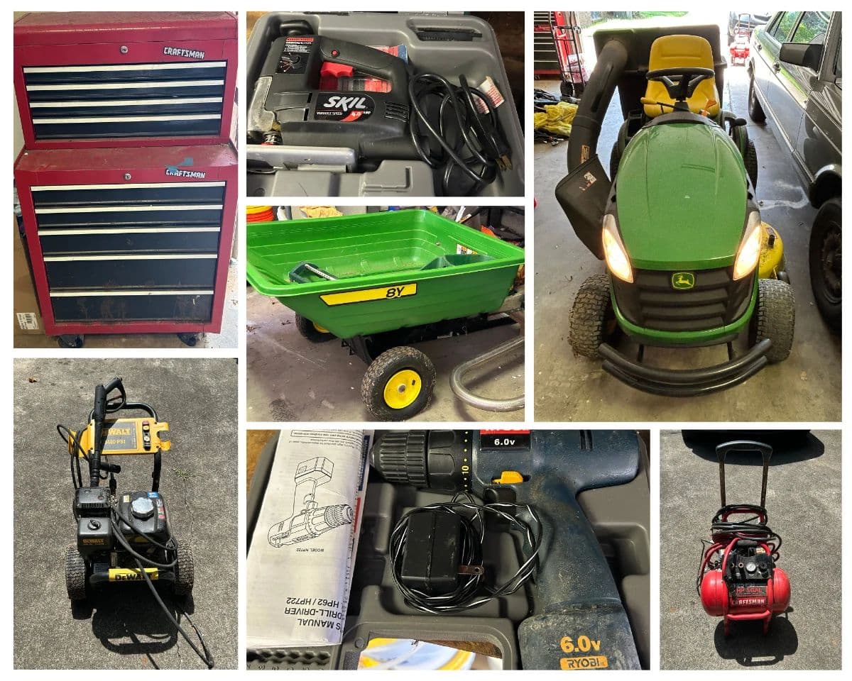 Roswell - Mercedes, John Deere, Tools, Jewelry, Pyrex, Pool Table, Artwork and More! photo 8