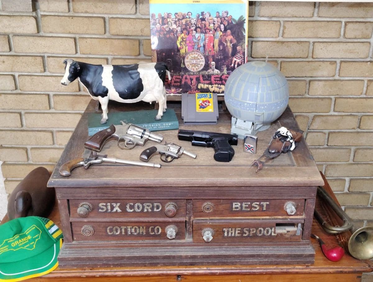 TEASER PHOTOS !!! of HISTORIC RALEIGH FARM SALE with hordes of treasure. photo 1